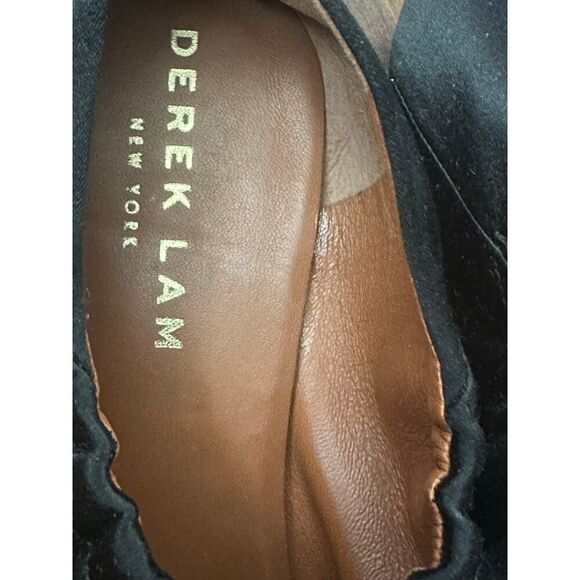 Derek Lam  The Imani elastic bootie in sleek satin, handcrafted in Italy. - Picture 5 of 7